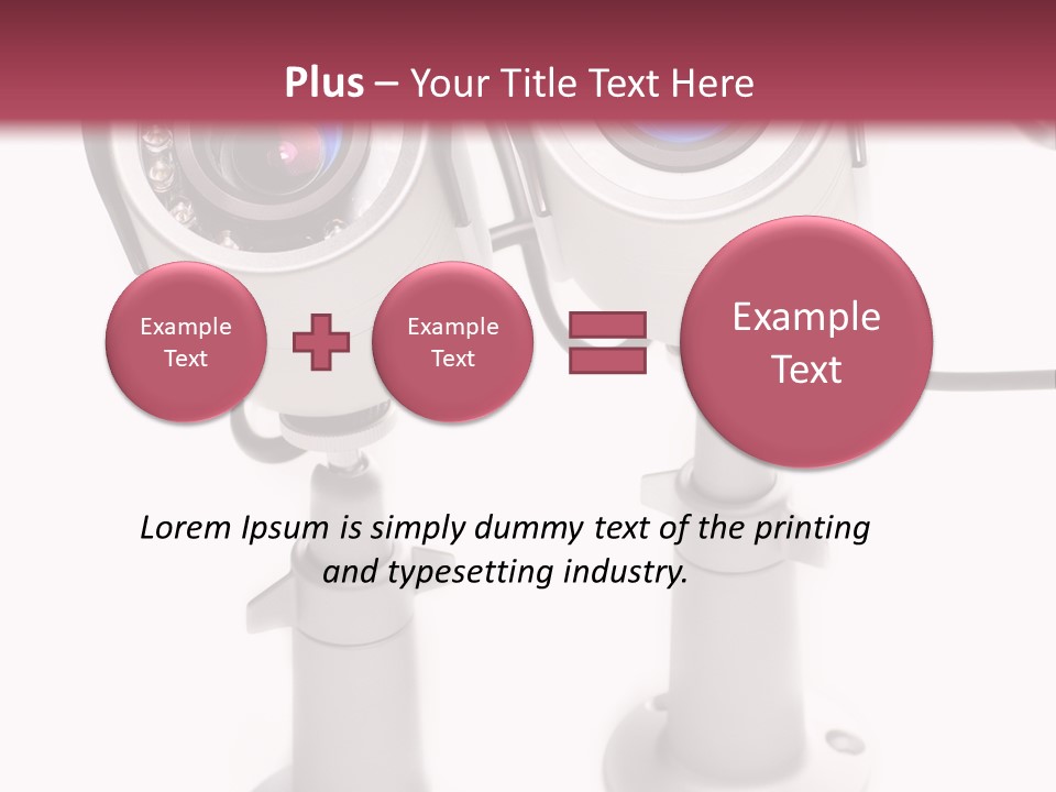 Cctv Alarm Safety PowerPoint Template