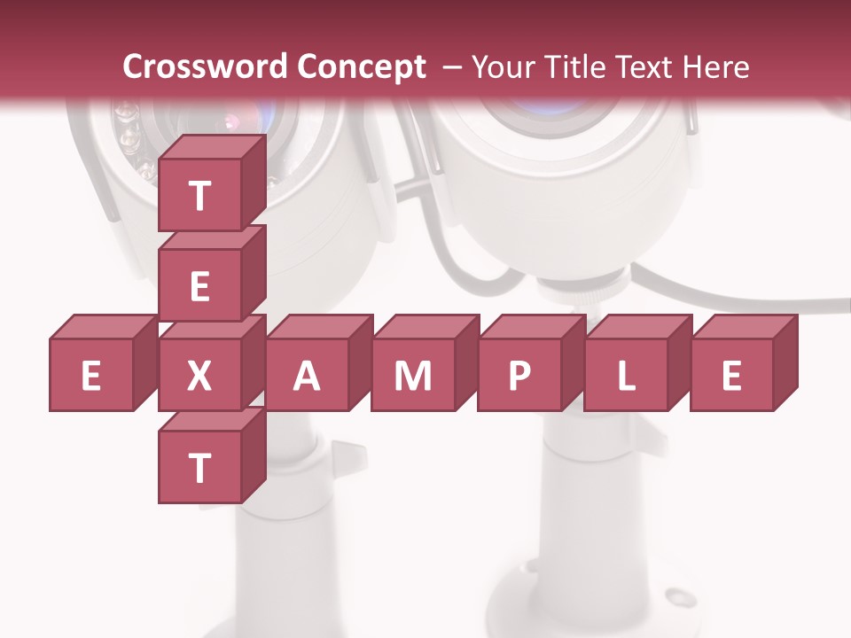 Cctv Alarm Safety PowerPoint Template