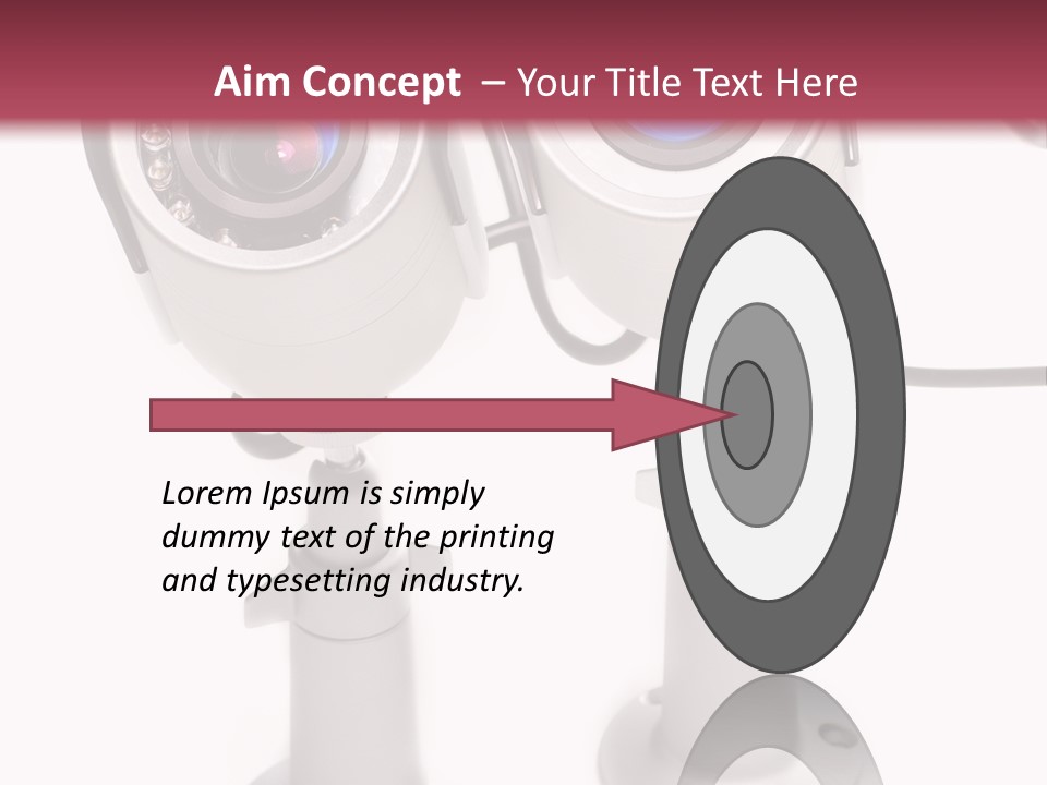 Cctv Alarm Safety PowerPoint Template