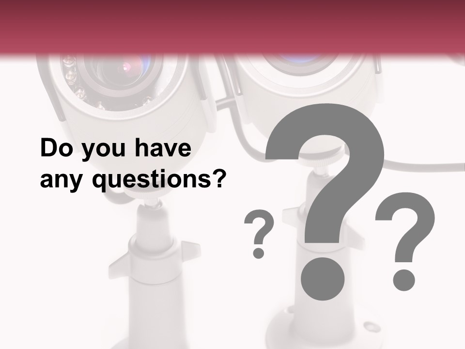 Cctv Alarm Safety PowerPoint Template