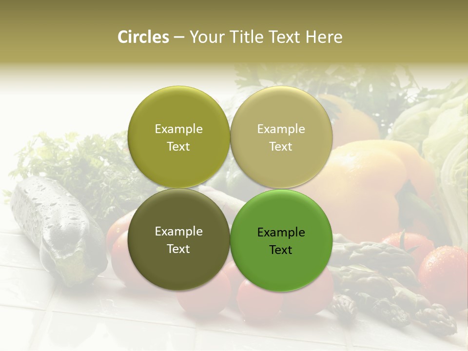 Vegan Cuisine Nutrients PowerPoint Template