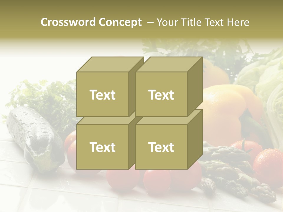 Vegan Cuisine Nutrients PowerPoint Template