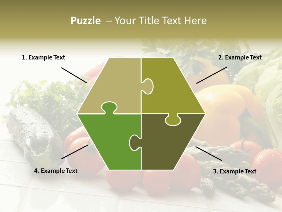 Vegan Cuisine Nutrients PowerPoint Template