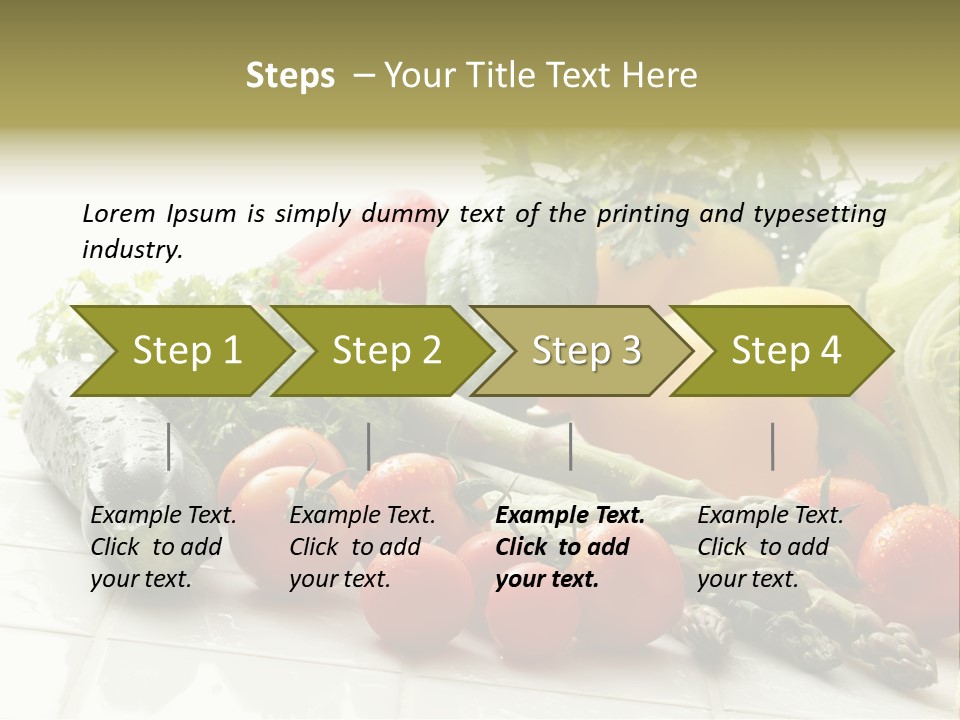 Vegan Cuisine Nutrients PowerPoint Template