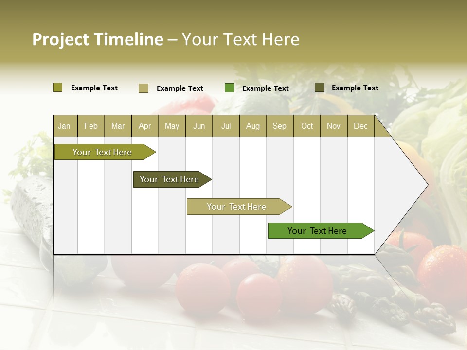 Vegan Cuisine Nutrients PowerPoint Template
