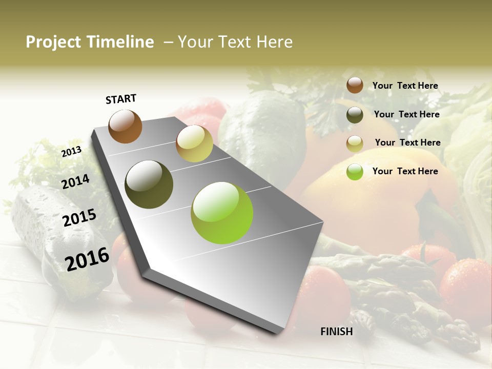 Vegan Cuisine Nutrients PowerPoint Template
