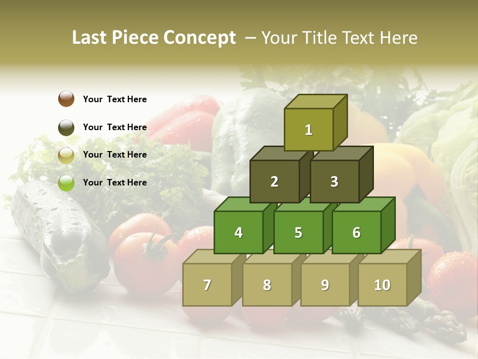 Vegan Cuisine Nutrients PowerPoint Template