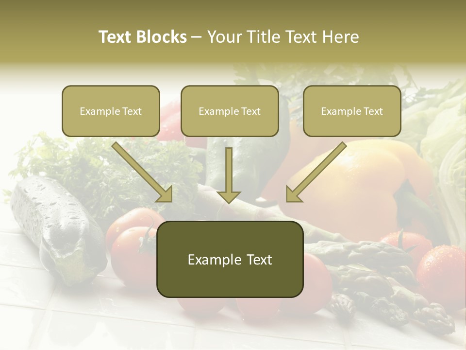 Vegan Cuisine Nutrients PowerPoint Template