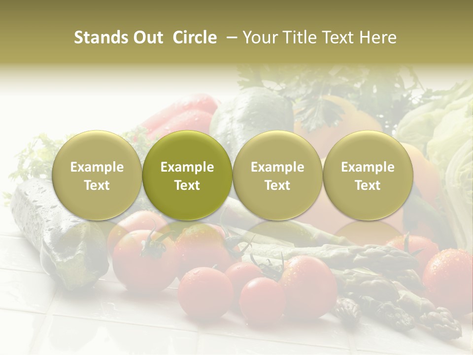 Vegan Cuisine Nutrients PowerPoint Template