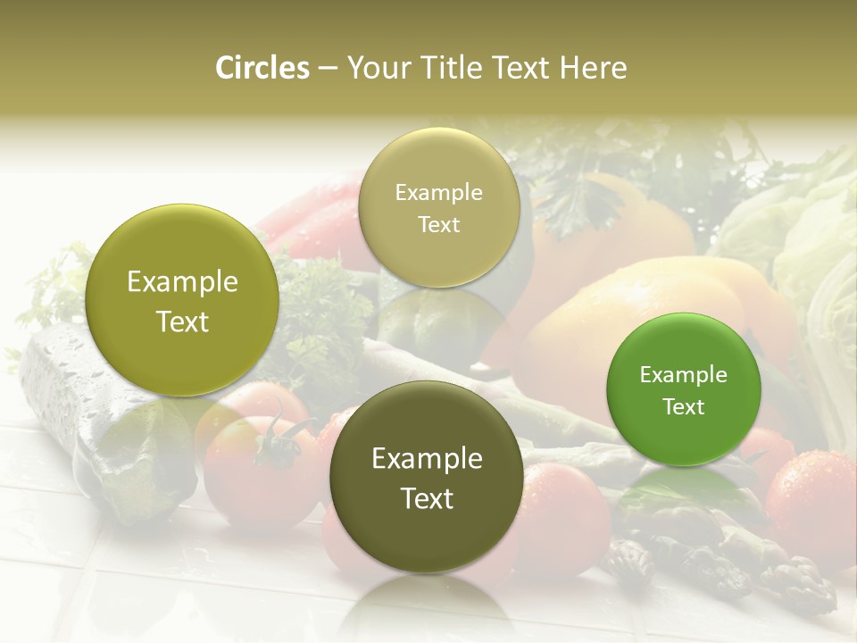 Vegan Cuisine Nutrients PowerPoint Template