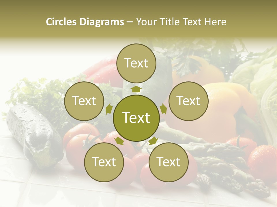 Vegan Cuisine Nutrients PowerPoint Template