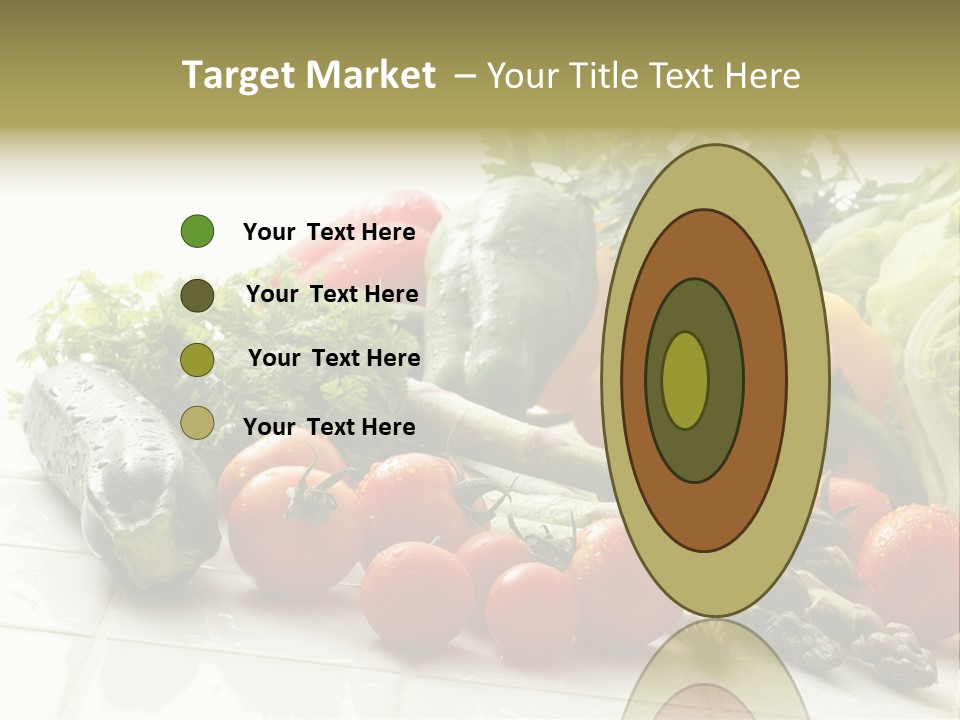 Vegan Cuisine Nutrients PowerPoint Template