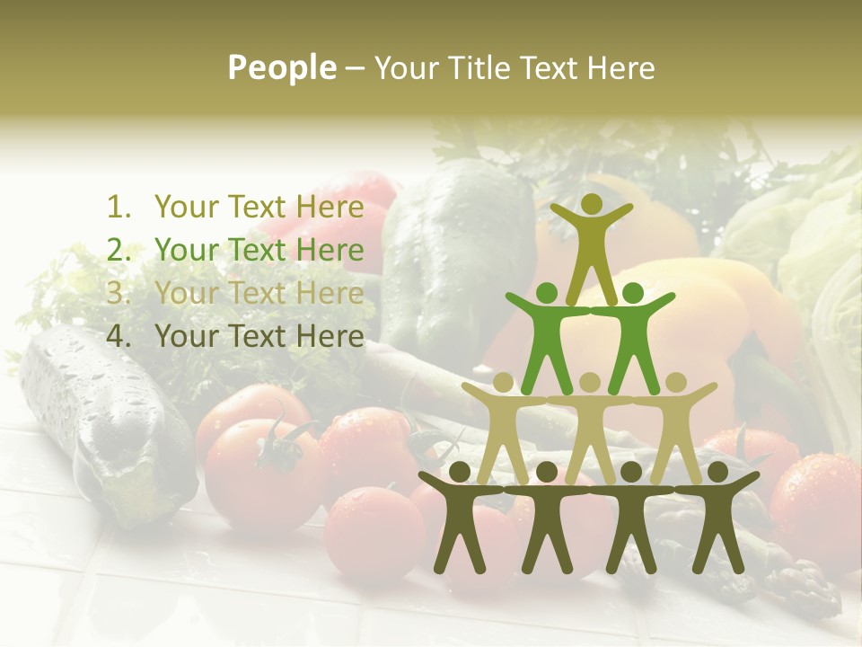Vegan Cuisine Nutrients PowerPoint Template