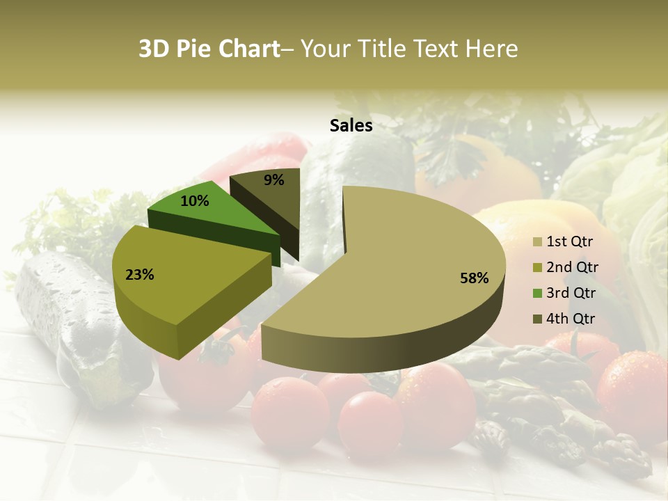 Vegan Cuisine Nutrients PowerPoint Template