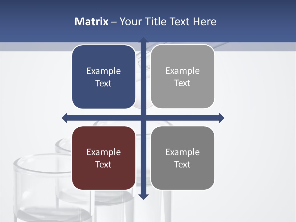 A Group Of Test Tubes Filled With Liquid PowerPoint Template