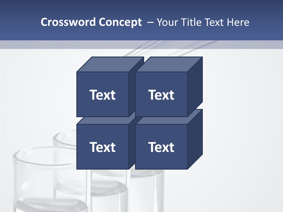A Group Of Test Tubes Filled With Liquid PowerPoint Template