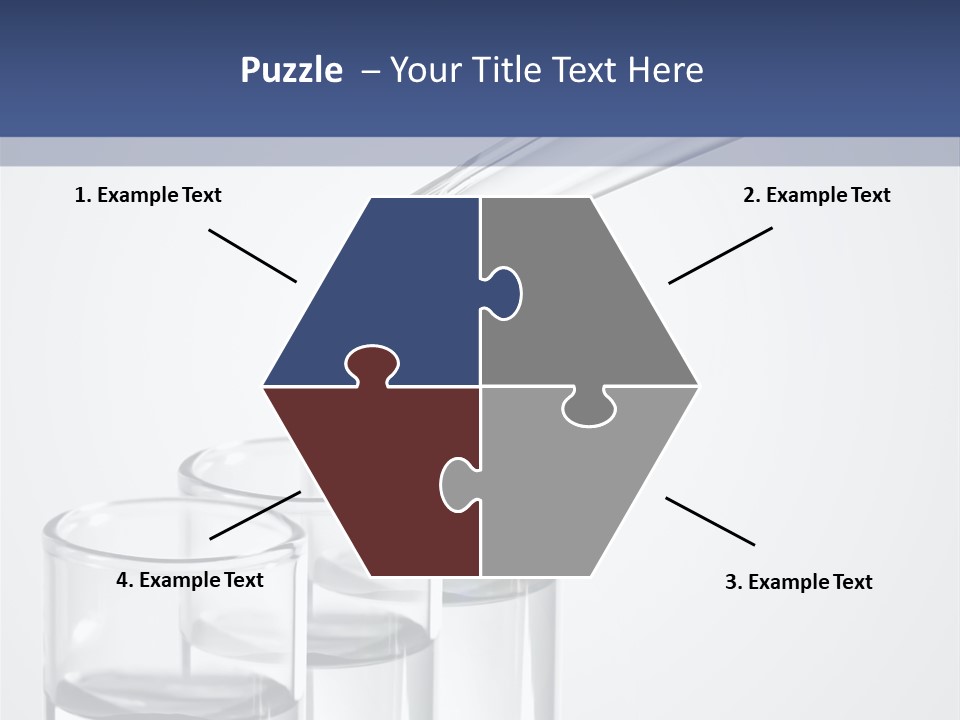 A Group Of Test Tubes Filled With Liquid PowerPoint Template