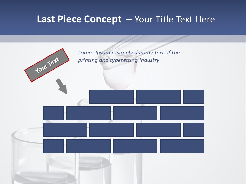 A Group Of Test Tubes Filled With Liquid PowerPoint Template
