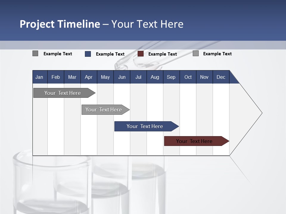 A Group Of Test Tubes Filled With Liquid PowerPoint Template