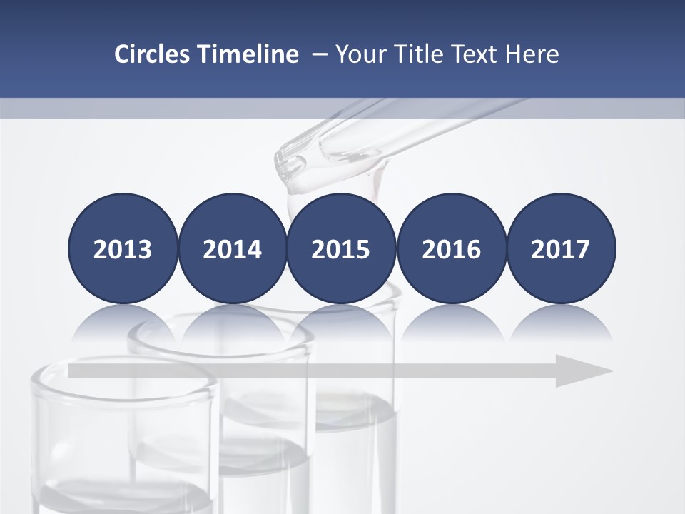 A Group Of Test Tubes Filled With Liquid PowerPoint Template