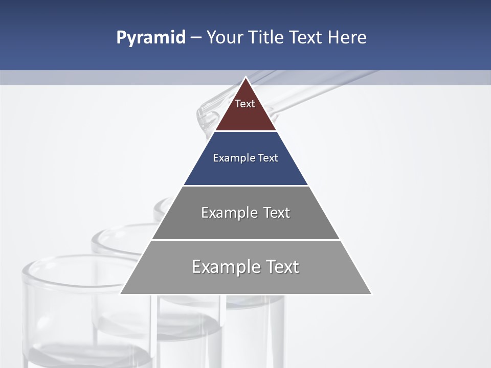 A Group Of Test Tubes Filled With Liquid PowerPoint Template