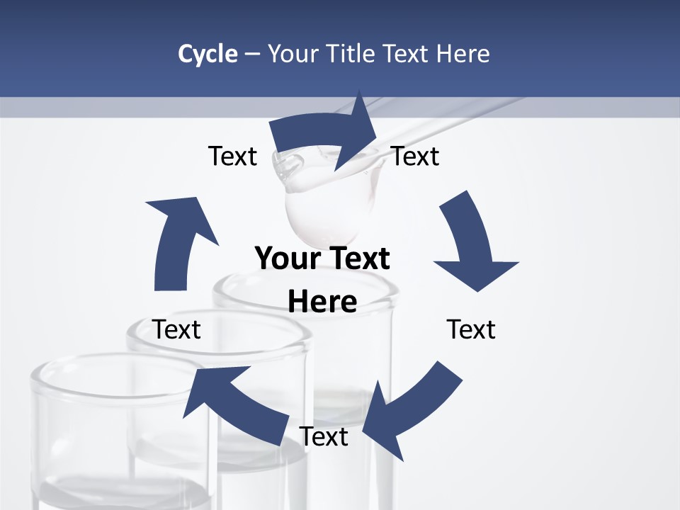 A Group Of Test Tubes Filled With Liquid PowerPoint Template