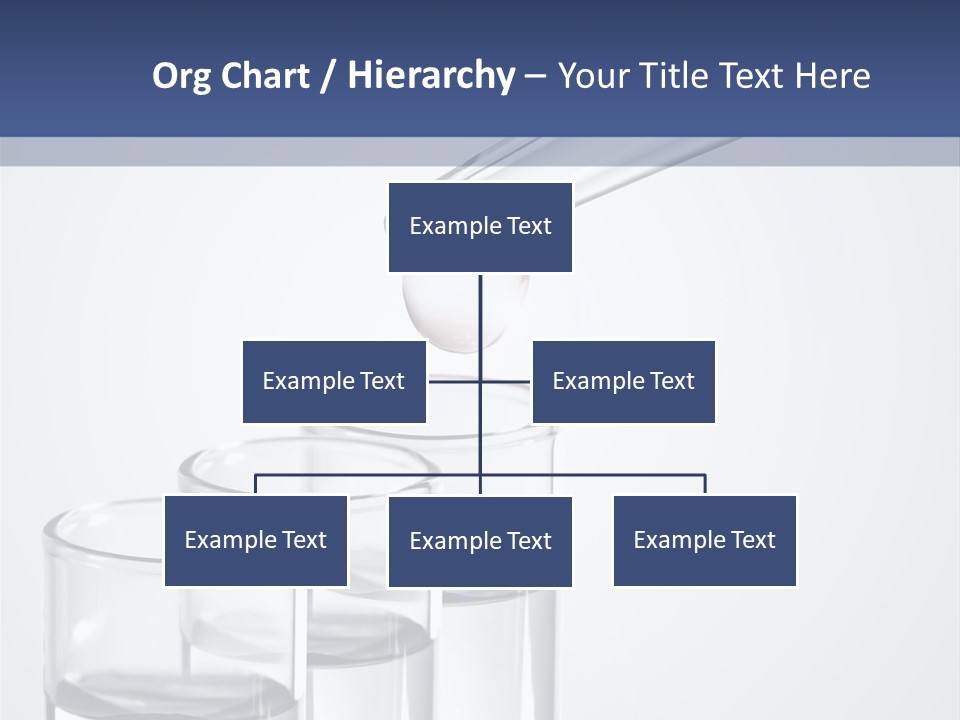 A Group Of Test Tubes Filled With Liquid PowerPoint Template