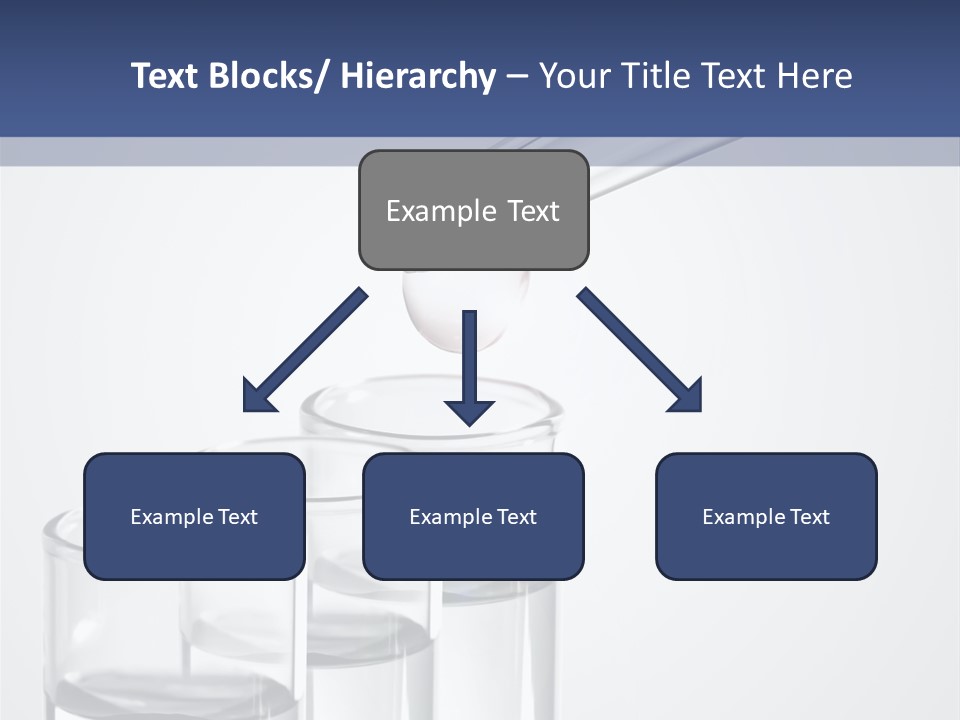 A Group Of Test Tubes Filled With Liquid PowerPoint Template