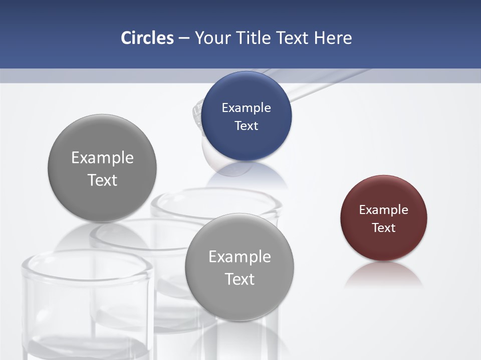 A Group Of Test Tubes Filled With Liquid PowerPoint Template