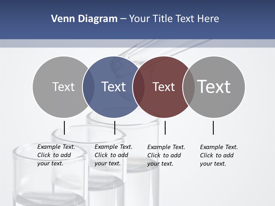A Group Of Test Tubes Filled With Liquid PowerPoint Template