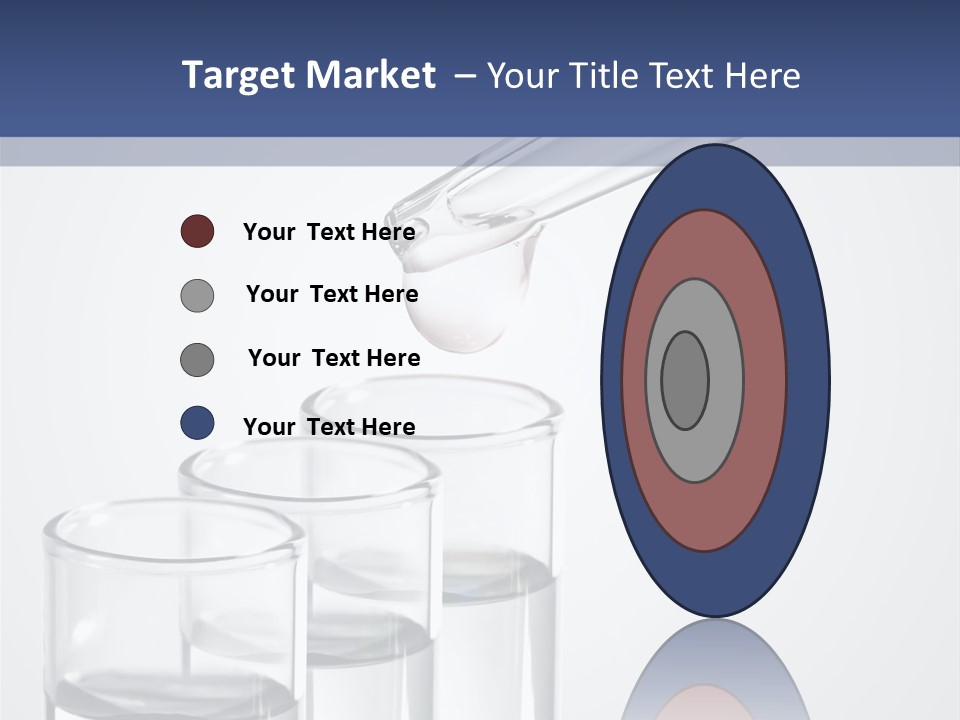 A Group Of Test Tubes Filled With Liquid PowerPoint Template