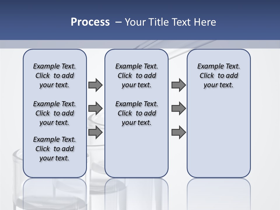 A Group Of Test Tubes Filled With Liquid PowerPoint Template