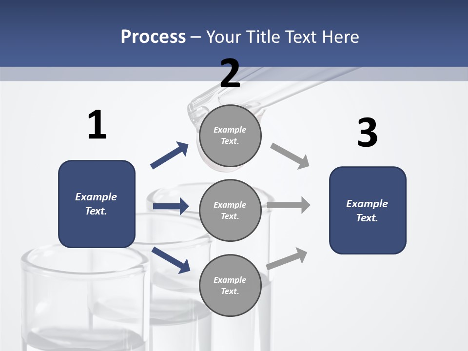 A Group Of Test Tubes Filled With Liquid PowerPoint Template