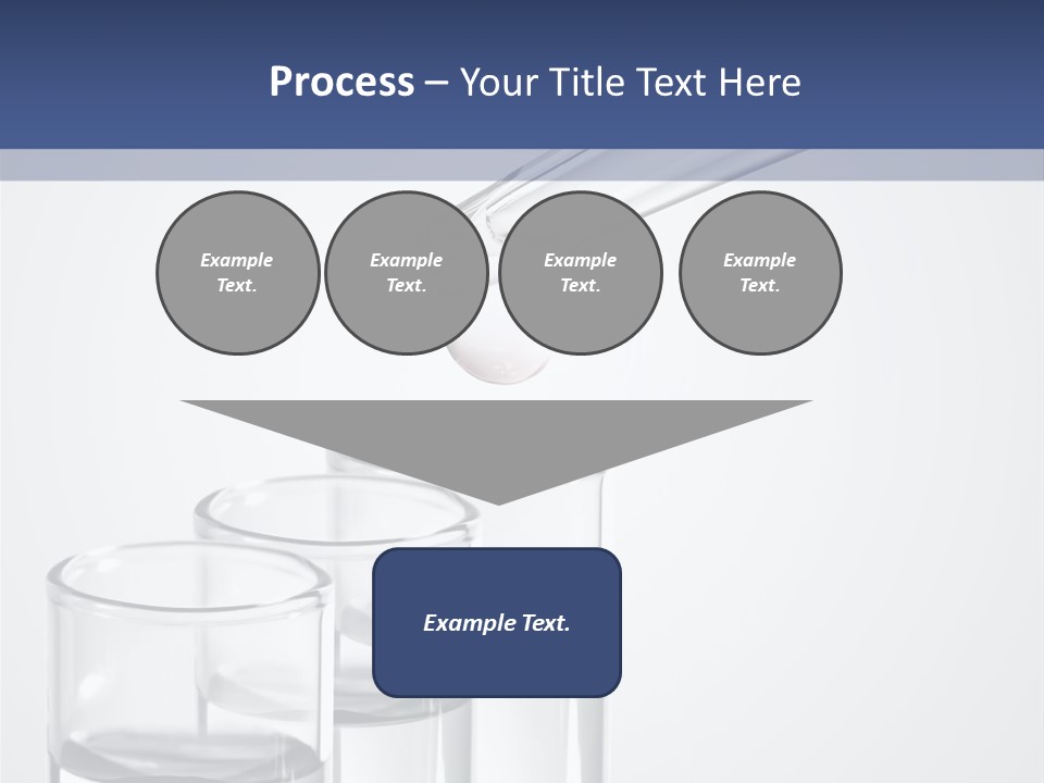 A Group Of Test Tubes Filled With Liquid PowerPoint Template