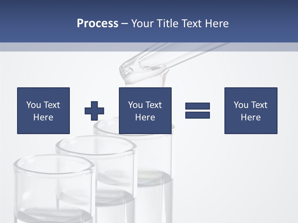 A Group Of Test Tubes Filled With Liquid PowerPoint Template