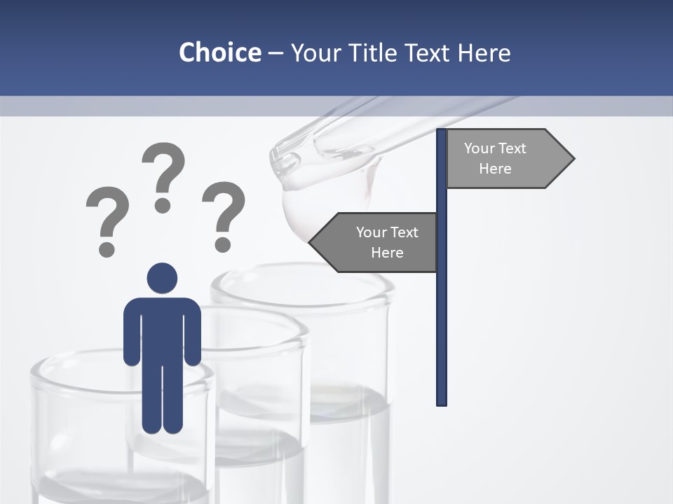 A Group Of Test Tubes Filled With Liquid PowerPoint Template