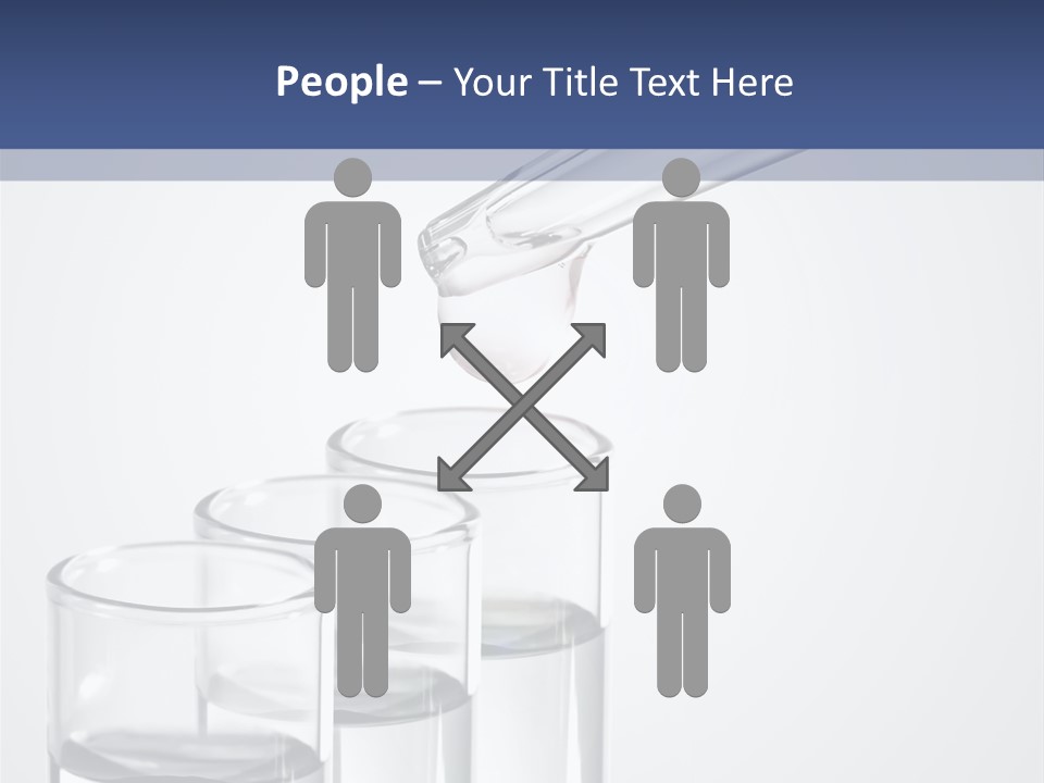 A Group Of Test Tubes Filled With Liquid PowerPoint Template