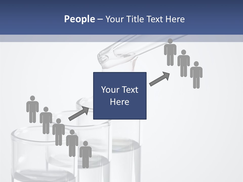 A Group Of Test Tubes Filled With Liquid PowerPoint Template