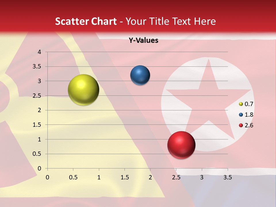 A Flag With A Radioactive Symbol On It PowerPoint Template