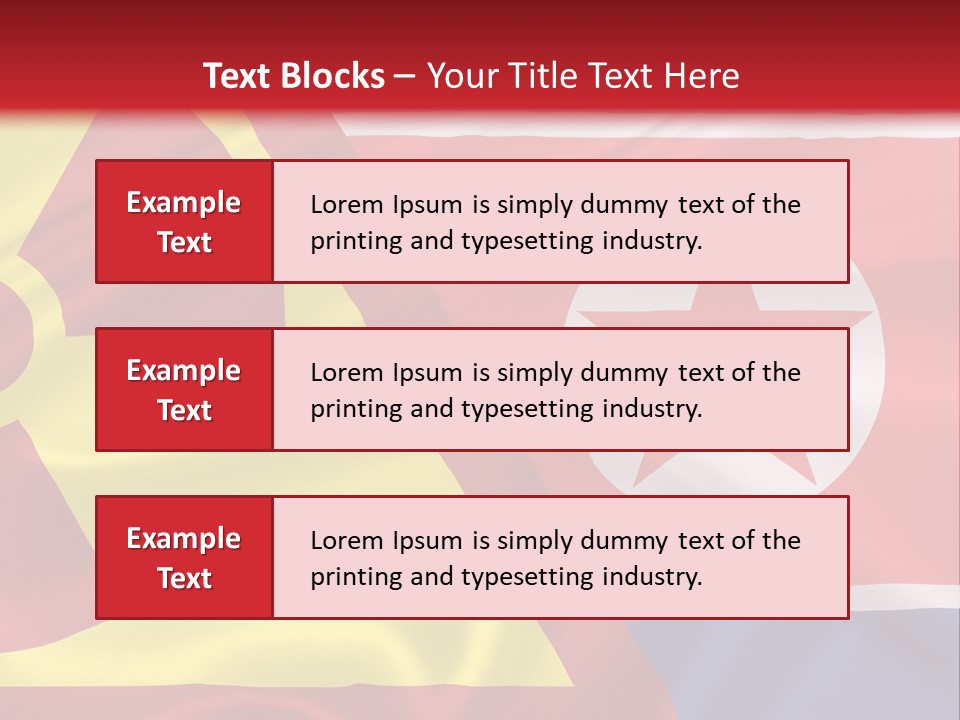 A Flag With A Radioactive Symbol On It PowerPoint Template