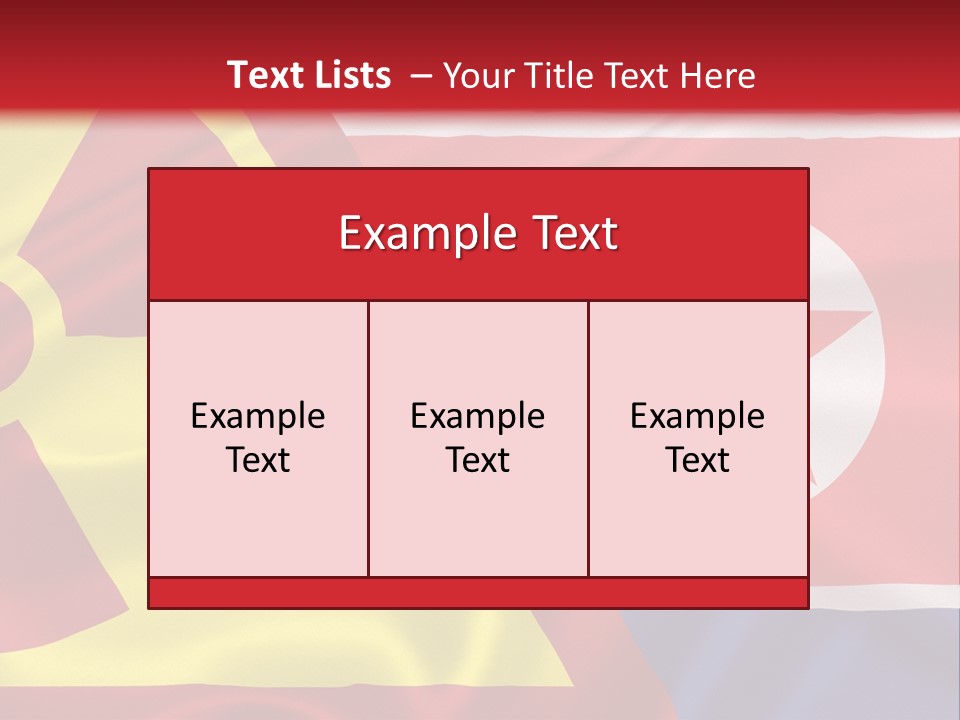 A Flag With A Radioactive Symbol On It PowerPoint Template