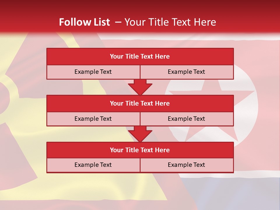 A Flag With A Radioactive Symbol On It PowerPoint Template