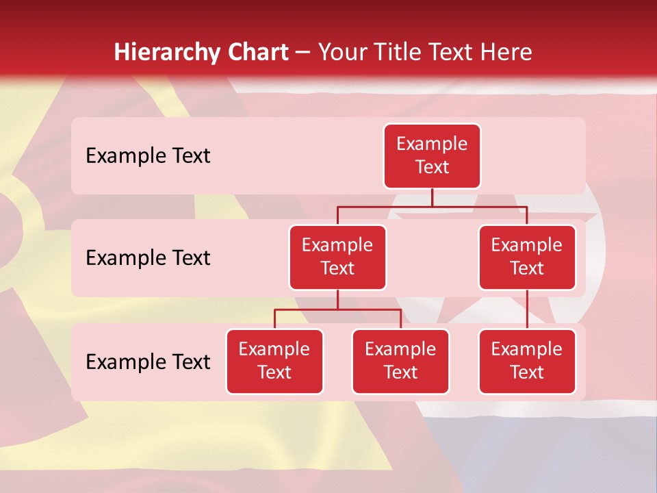 A Flag With A Radioactive Symbol On It PowerPoint Template