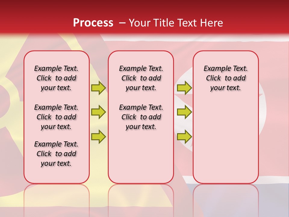 A Flag With A Radioactive Symbol On It PowerPoint Template