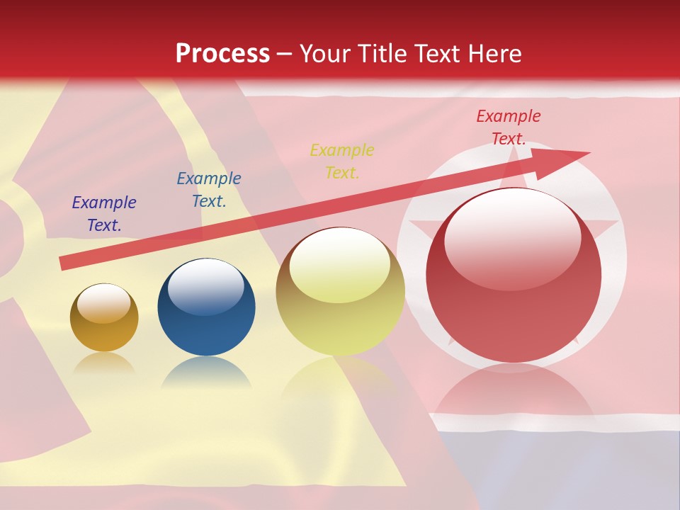 A Flag With A Radioactive Symbol On It PowerPoint Template