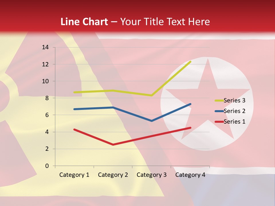 A Flag With A Radioactive Symbol On It PowerPoint Template