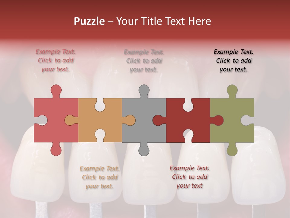 Aesthetic Orthodontic Lips PowerPoint Template