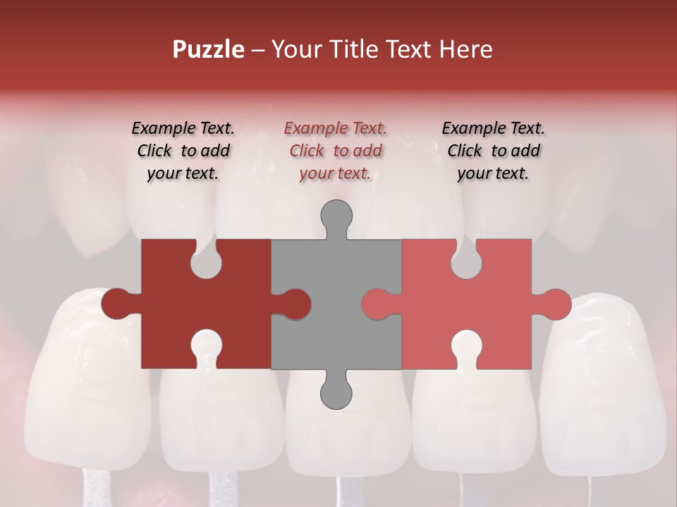 Aesthetic Orthodontic Lips PowerPoint Template