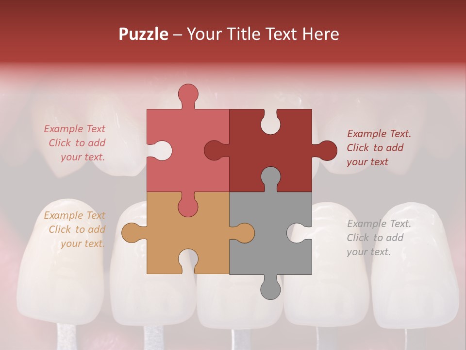 Aesthetic Orthodontic Lips PowerPoint Template