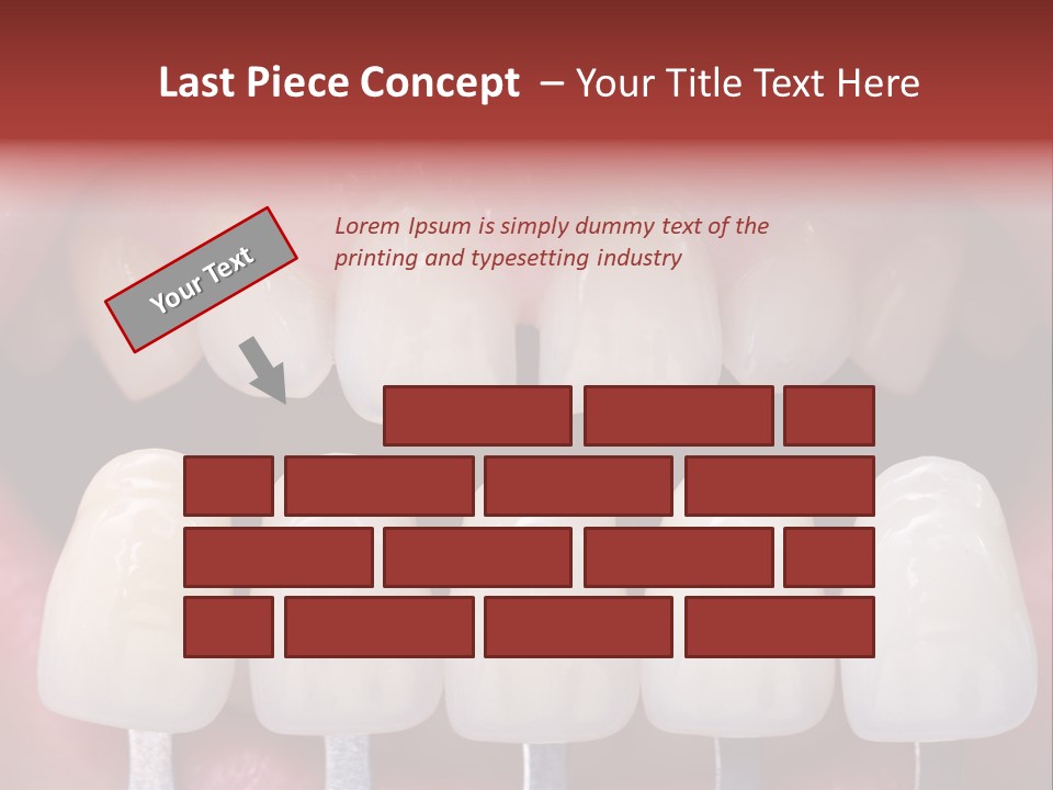 Aesthetic Orthodontic Lips PowerPoint Template